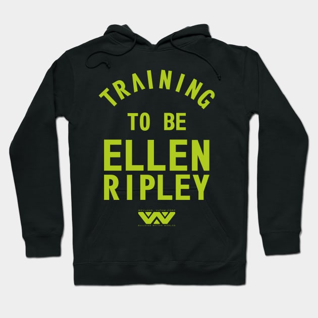 Training to be Ellen Ripley Hoodie by LordDanix